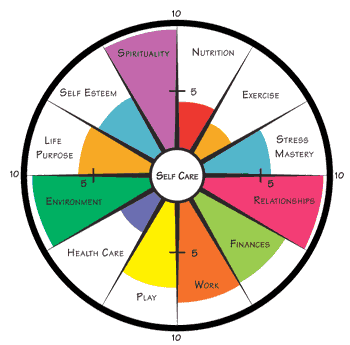 wheel of health life coaching